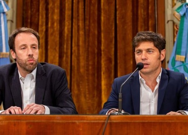Kicillof Lopez en conferencia